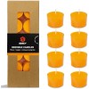 24-Pack Handmade Modern Tealight Candles Bulk Beeswax Tea Lights with