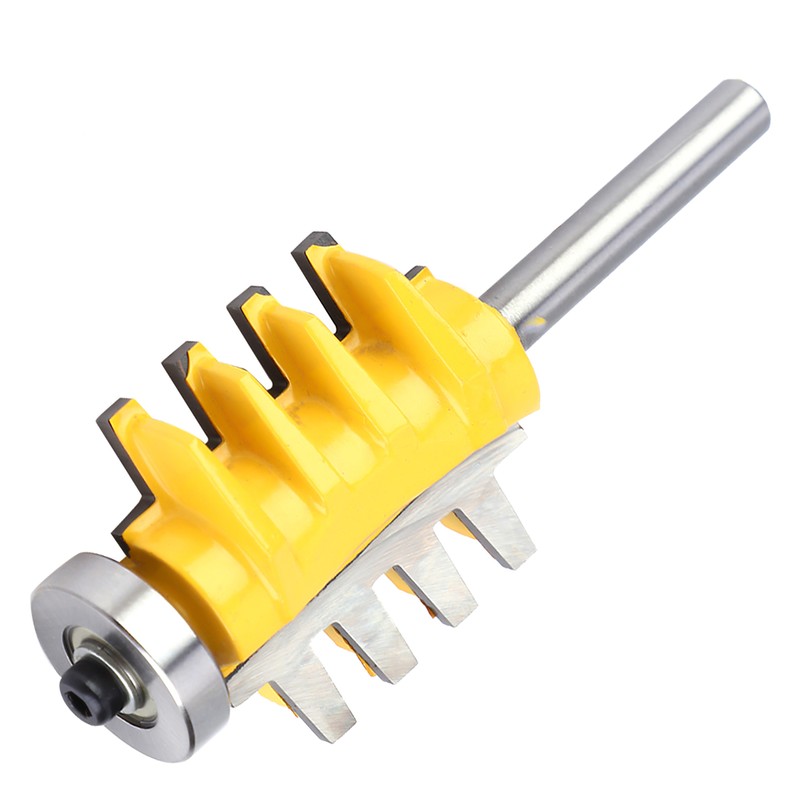 1/4" Shank Router Bit Finger Joint Tenon Woodworking Milling Cutter