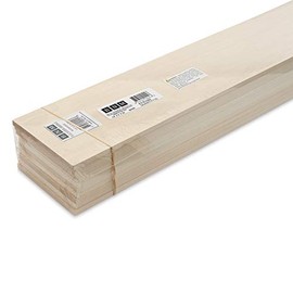 Bud Nosen Basswood Sheets - 1/4" x 4" x 24", 10 Sheets