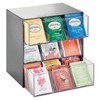 mDesign Plastic Tea Bag Caddy Box Storage Container Organizer Holder