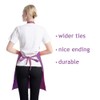 TSD STORY Total 12 PCS Plain Color Bib Apron Adult