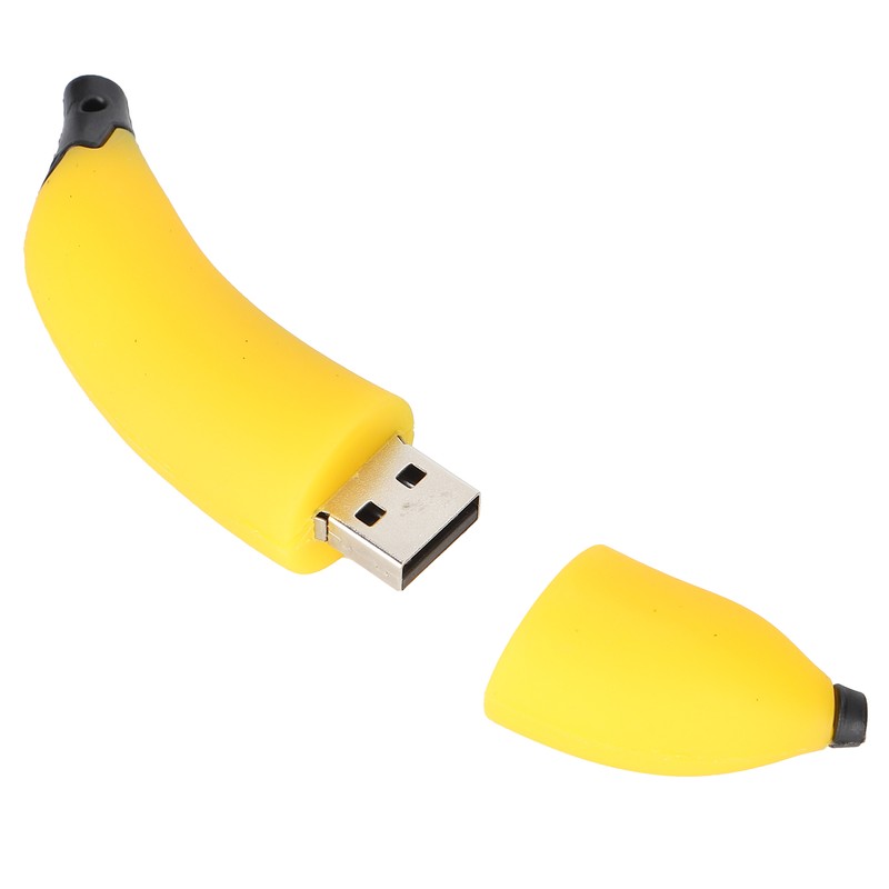 USB Flash Drive Cute Cartoon Banana Shape Thumb Drives for