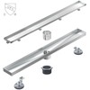 Sharpeye 32 Inch Linear Shower Drain with Tile Insert Grate,