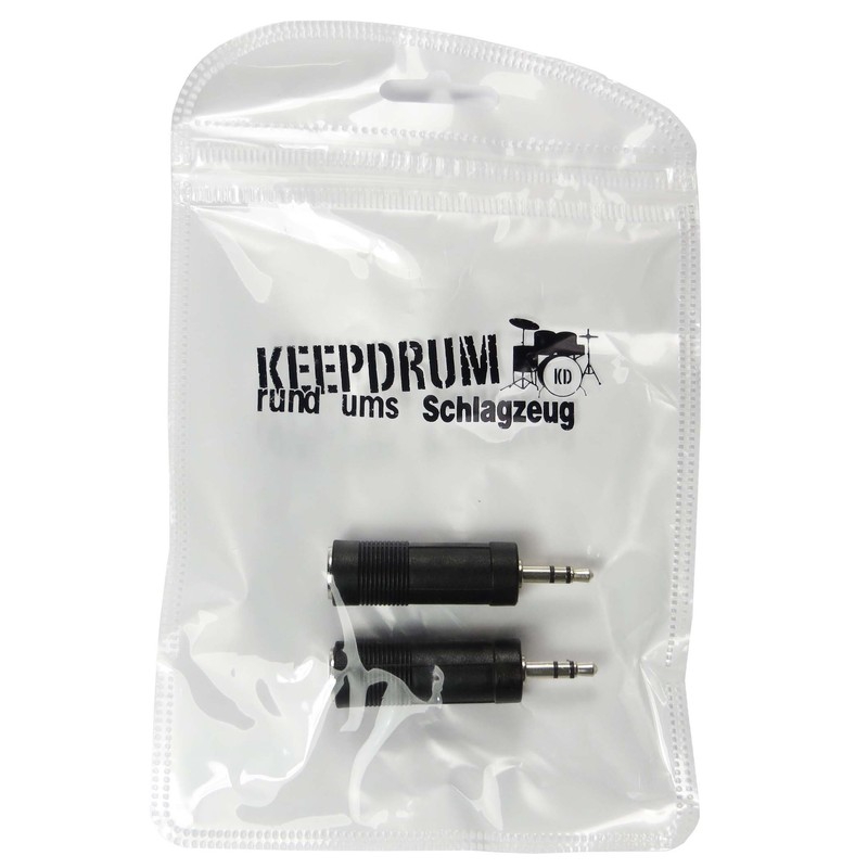 keepdrum ADA074 2 Piece Jack Adaptor 6.35 mm Female to