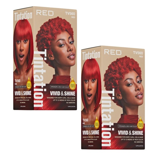 Red by Kiss Tintation Vivid & Shine Permanent Hair Dye