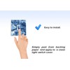 3D Abstract Blue Block Extending from Light Switch Sticker (17718868)