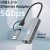 Sudemota USB 3.2 to 5Gbps Ethernet Adapter RTL8157 5000Mbps RJ45