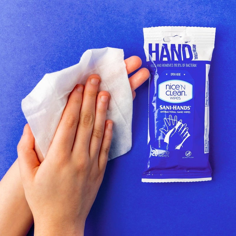 Nice 'N Clean Sensitive Skin Wet Hand Wipes Infused with