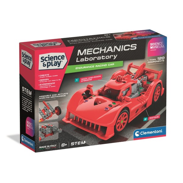 Clementoni Science&Play Mechanics Laboratory - Le Mans Racer Red, STEM