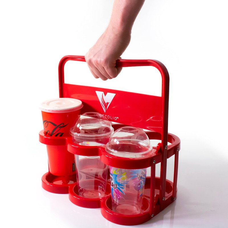 WIRRA Milk Bottle Holder - Drink Carrier - Foldable Plastic