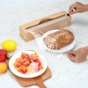 Plastic Wrap Dispenser with Cutter,Cling Wrap with Slide Cutter for