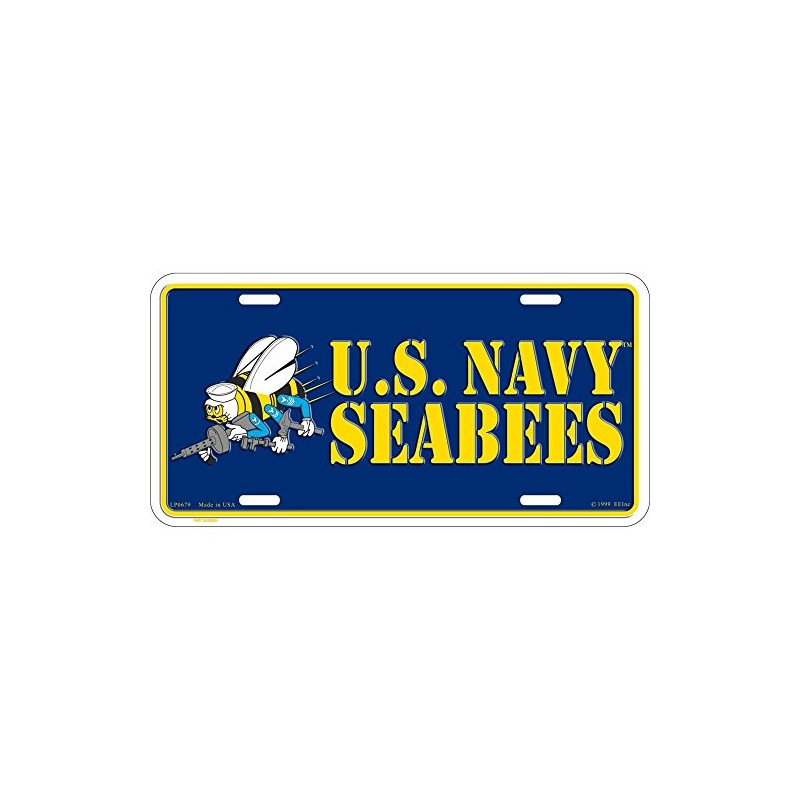 U.S. Navy Seabees License Plate