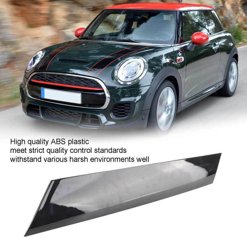 Front Windshield A Pillar Trim Decoration Exterior Glossy Black Replacement