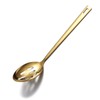 Gold Cooking Spoon, Berglander Stainless Steel Slotted Spoon Titanium Gold