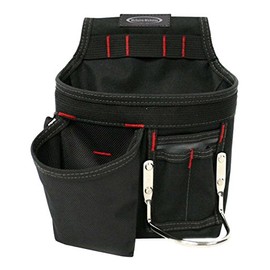 McGuire-Nicholas 23020-Q Mini Carpenter Pouch Quad Series, Black