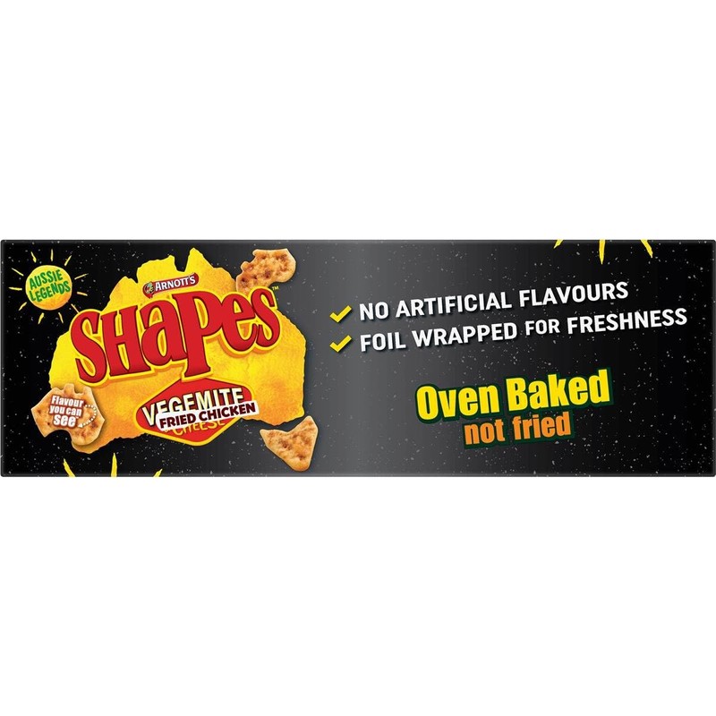 Arnotts Shapes Vegemite 165g