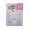 Sunstar Stationery mofusand Letter Set, Die Cut, Pink S8907455
