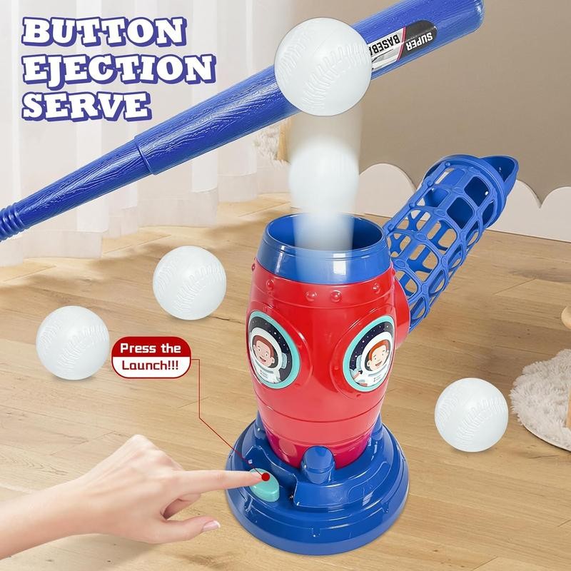 PAGBR Kids' Automatic Baseball Set – Bat + 5 Balls