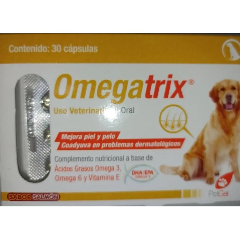 Omegatrix Suplemento Nutricional Perro Caps Omegas 3y6