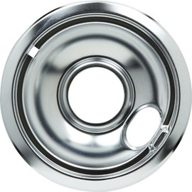 Whirlpool W10196406 6-Inch Drip Bowl, Chrome