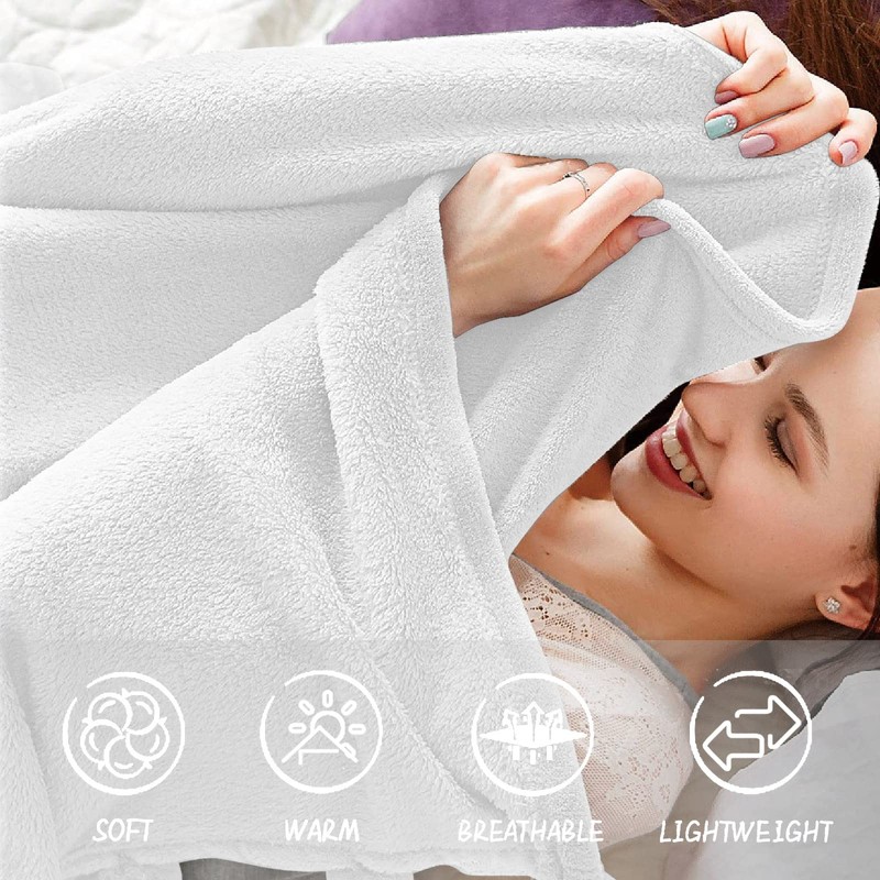 Cuddly, Fluffy Blanket, 130 x 160 cm - Small Fleece