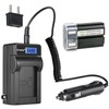 Kastar 1-Pack EN-EL1 Battery and LCD AC Charger Compatible with