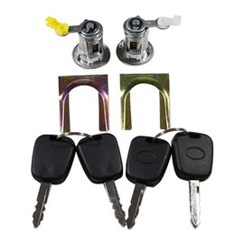 Car Cylinder Door Lock Barrel Key Set 9170.Y8 Compatible with Peugeot 107 Citroen C1 Toyota Aygo 2005-2014 1608746380 9135S2 9136.T0