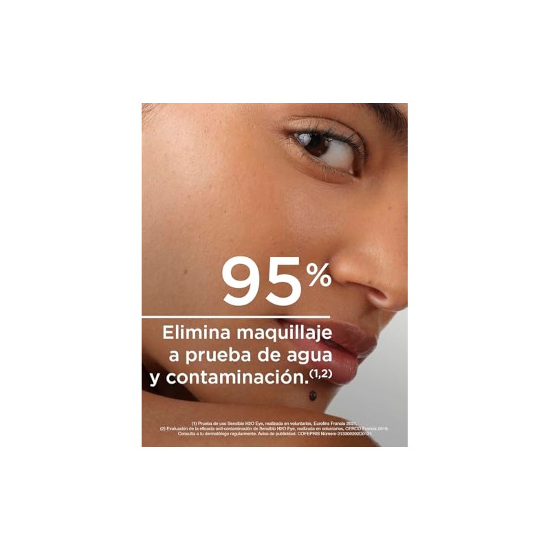 BIODERMA, Agua Micelar, Sensibio H2O, Desmaquillante Bifásico, Elimina Maquillaje a