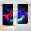 Kzzfqxb Playing Games Blackout Curtains, Gamepad Window Drapes for Kids