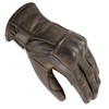 Leather Motorcycle Gloves with Protectors Cafe Racer Chopper Custom Brown