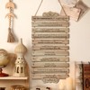 Barydat 10 Commandments Christian Wall Art Wooden Bible Verse Wall
