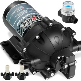 GOEHNER'S RV Fresh 12V DC Water Pump 6.5GPM 70PSI Five Chamber Self-Priming For Marine US