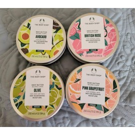 The Body Shop BODY BUTTER 6.4-6.75 oz VEGAN 96Hr Moisture *variety, You Choose* - Avocado