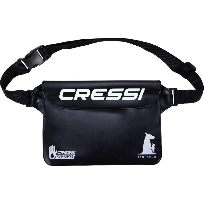 Cressi Kangaroo Dry Pouch Bundle Black + Blue - 2