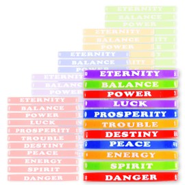 Rubber Bracelets - 100 Pcs Silicone Wristbands - Rubber Band Bracelet Party Favors for Kids - Rubber Bracelet for Kids - Silicone Wristband for Kids - Wristbands Silicone - Vending Machine Toys