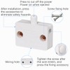 2 Pack 1A 250V Cupboard Door Switch Door Light Control