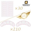 420 Pieces Lash Mapping Stickers, Lash Extensions Five-Point Positioning Stickers,