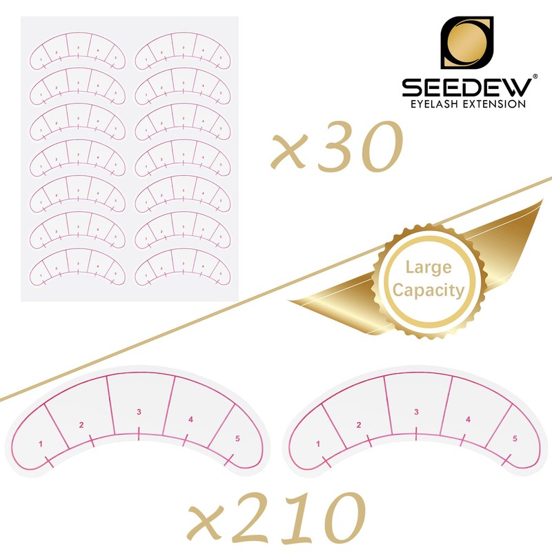 420 Pieces Lash Mapping Stickers, Lash Extensions Five-Point Positioning Stickers,