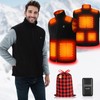 NAPALOOK Heated Polar Fleece Vest With 20000mAh Battery Pack, Warm