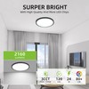 hykolity 12 Inch Selectable CCT LED Round Flat Panel Light,