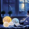 DESABF Full Moon Lamp 3D LED Night Modern Floor Lamp