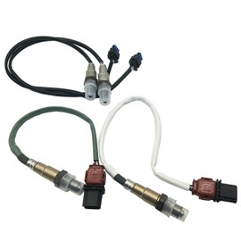 4pcs Upstream+Downstream Oxygen Sensor Compatible with Ford F-150 2.7L Turbo 2018-2020 Fit for 234-5173, 234-5174