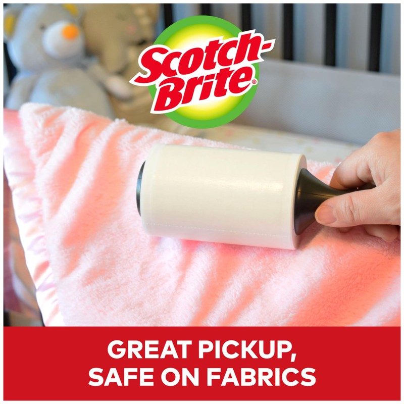Scotch-Brite Mini Lint Roller, 24 Rollers, 30 Sheets Per Roller,