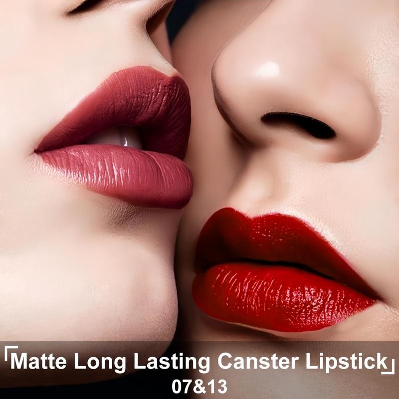 18 Color Capsule Matte Lipstick Pouch Non Stick Cup Long