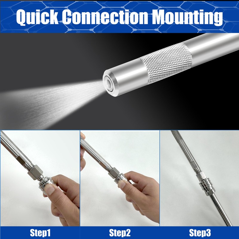 JOEJET Pressure Washer Long Range Chemical Nozzle, Shooter Tip for