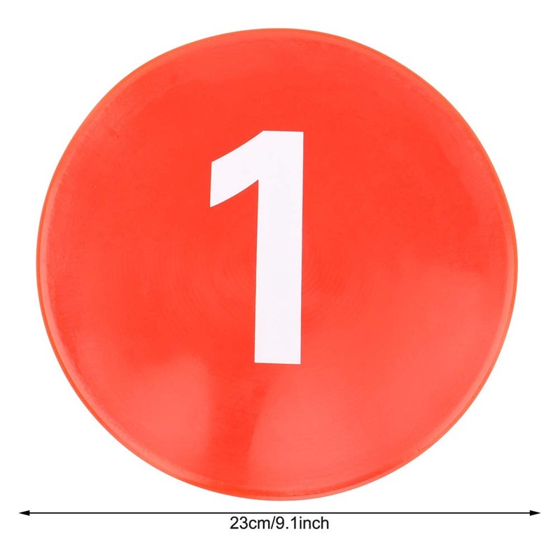 VGEBY 1 x Football Training Markers 10pcs Speed Training Flat