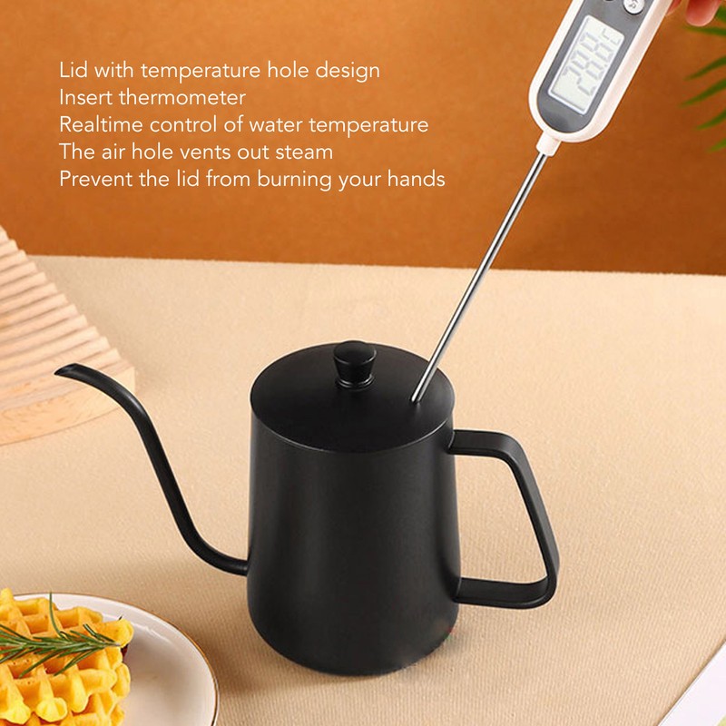 Pour Over Coffee Kettle Long Narrow Spout 304 Stainless Steel