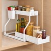 Pull-Out Cabinet Organizer for Kitchen and Bathroom Storage – Black