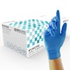 Unigloves Unicare Nitrile Examination Gloves - Multipurpose, Powder Free, Medical Grade Disposable Gloves - Box of 200 Gloves, Blue, Extra Small (GS0041)