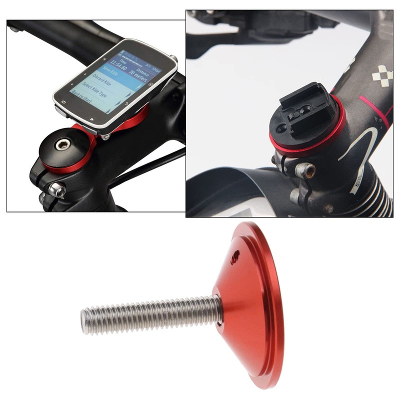 VGOL Bicycle Stem Top Cap Computer Mount Holder Kit 2